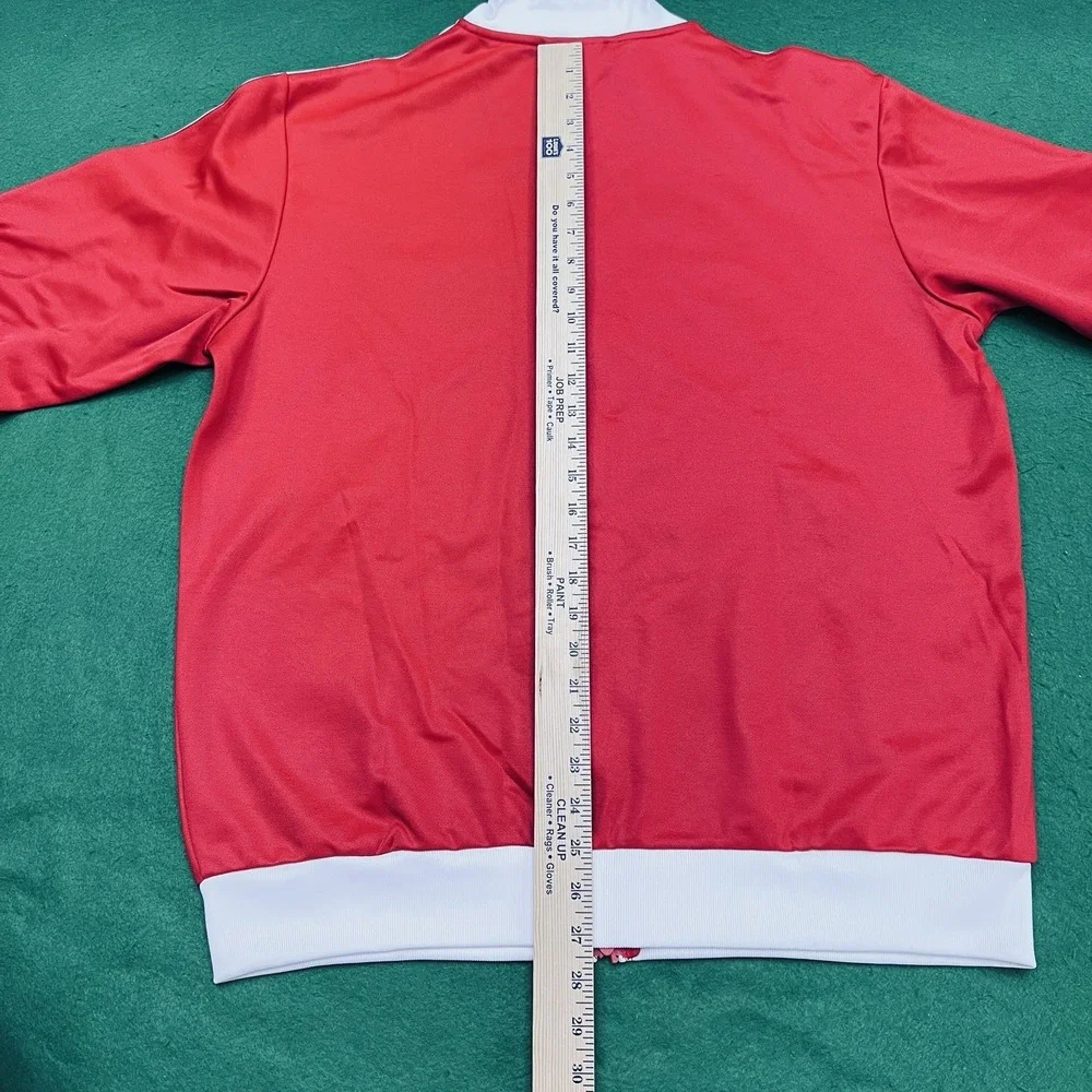 Adidas Originals CLASSIC Beckenbauer Track Jacket And Pants White Red Men's XL